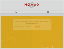 Tablet Screenshot of experiencenomad.com